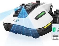 2 1000H Robotic Lawn Mower, 360° LiDAR+AI Vision