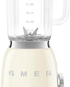 Retro 50's Style Jug Blender with Stainless Steel Blades, 4 Speed Settings and 3 Pre-set Programs, 1.5 Litre, 800W