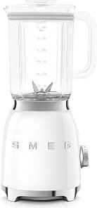 50's Style Jug Blender with Stainless Steel Blades, 4 Speed Settings and 3 Pre-set Programs, 1.5 Litre, 800W, White