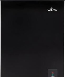 99L Chest Freezer with Removable Storage Basket, Suitable for Outbuildings and Garages, 4* Freezer Rating - Black