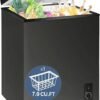 Chest Freezer - Energy Saving Quiet Top Open Door Mini Freezer Adjustable 6 Thermostat - Compact Small Deep Freezer w/Removable Basket and Defrost Water Drain for...