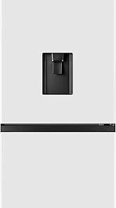 60cm Freestanding 60/40 Fridge Freezer - 304 litre capacity - Total No Frost - Non-plumbed Water Dispenser - Black - F Rated, H186 x W59.5 x D59.0
