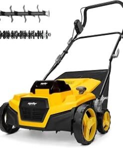 Cordless Lawn Dethatcher and Scarifier Compatible with Dewalt 20V Battery