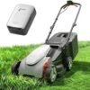 Cordless Lawn Mower, Brushless Battery Powered Push Mower with 5.0Ah Battery, 5-Position Height, 9-Gallon Bag, Lightweight Grass Cutter for Small to Mid-Sized Yards