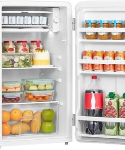 93L Retro Under Counter Fridge with Cooler Box