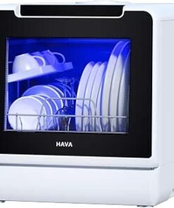 Dishwasher, 8 Wash Programmes Upgraded Countertop Dishwasher
