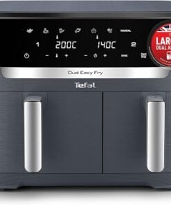 XXL 11L Dual Drawer Air Fryer, 7 Preset Programs, Oil-Free
