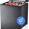 Feet Chest Freezer, Small Deep Freezer for Home, Black