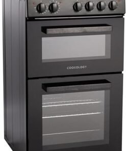 93L 50cm Freestanding Twin Cavity Electric Cooker - Black