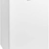 Freezer 48cm Wide Freestanding White 60 Litre with 3 Drawers, Adjustable Feet & Reversible Door, 4 Star Freezer, Suitable for Garages & Outbuildings...
