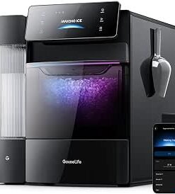 Ice Maker Pro, 60lbs Daily, 6-Minute Ice, 40dB