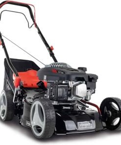 Push Petrol Lawn Mower, 131cc 3.3HP 4-Stroke, 42cm Cut, 25–75mm Height, 45L Grass Collector, Mulching and Easy-Clean, Up to 800m²
