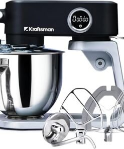 Full Metal Stand Mixer, 5L Food Mixer with Multi-Attachment Hub