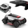 Mower A3 AWD Pro 3500 +Garage+Z1 Robotic Pool Cleaner Set, Wire Free No RTK Robotic Lawn Mowers,Dual-Disc Cutting 15.8" Width, Smart Zero-Edge, App Control for...