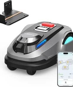 N1600 PRO Robotic Lawn Mower, RTK+3D Vision Wireless Auto Mower Without Boundary Wire, Smart APP Multi-Zone Scheduled Line Cutting Robot Lawn Mower for Lawns...