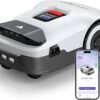 NO Wire - 0.9 Acre, Full Band RTK+4-Eye Vision Robotic Lawnmower, Automatic Mapping, 30 Multi-Zone Management, Accurate Obstacle Avoidance, Intelligent...