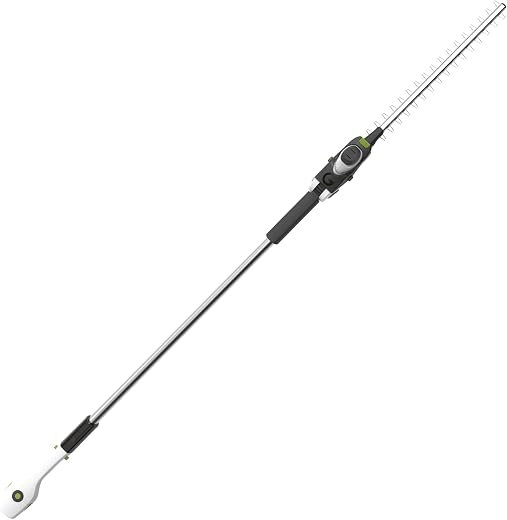 Pole Hedge Trimmer, 60 Mins Runtime Li-ion Battery | 53cm Cutting Length, 135° Adjustable Head with 10ft Range