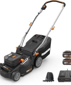 PowerShare Brushless Cordless Lawnmower 37cm | Brushless IntelliCut motor adjusts to grass; 2-in-1 mulch & bag; 6-height adjust; up...