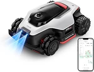 Robot Lawn Mower A3 AWD Pro Wire Free No RTK, 4WD for 38.7° Slopes, Dual AI Vision Robotic Lawn Mowers,Dual-Disc Cutting 15.8" Width, Smart Zero-Edge, App...