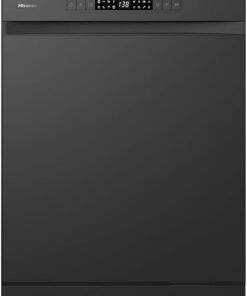 Freestanding Standard Dishwasher 85cm High - E Rated, Black, 24 x 23 x 33 inches (L x W x H)