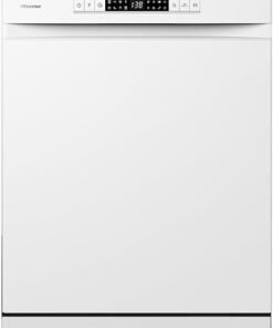 Freestanding Standard Dishwasher 85cm High - E Rated, White, 24 x 23 x 33 inches (L x W x H)