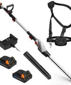 Pole Hedge Trimmer Cordless 20V – x2 Batteries & Charger, G-Series