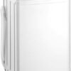 Washing Machine, Full-Automatic Electric Laundry Machine with Stainless Steel Drum, Compact Washer and Spin Dryer Combo with Drain Pump for Home, Apartment