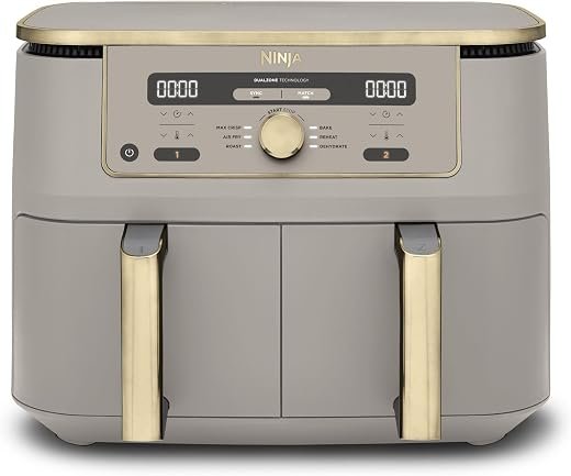 MAX Dual Zone Digital Air Fryer, 9.5L, Stone Gold
